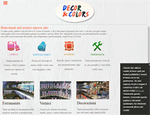 Tablet Screenshot of decorecolors.com